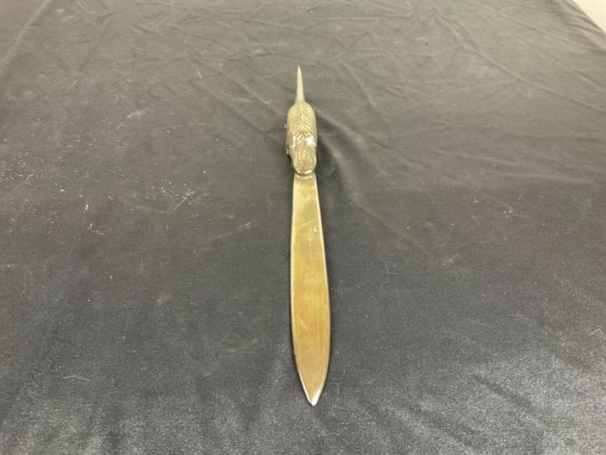 CHRISTOFLE  Sandoz  Coupe papier . Ouvre lettre  -Métal Argenté