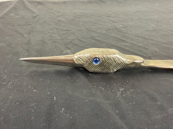 CHRISTOFLE  Sandoz  Coupe papier . Ouvre lettre  -Métal Argenté