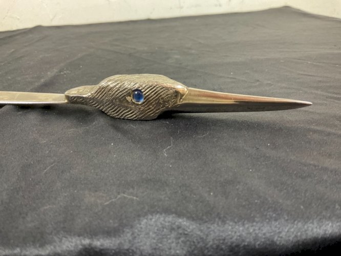 CHRISTOFLE  Sandoz  Coupe papier . Ouvre lettre  -Métal Argenté