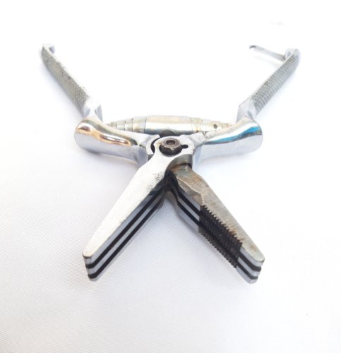 Ciseaux hacheurs - masticateur vintage acier chromé – 6 lames