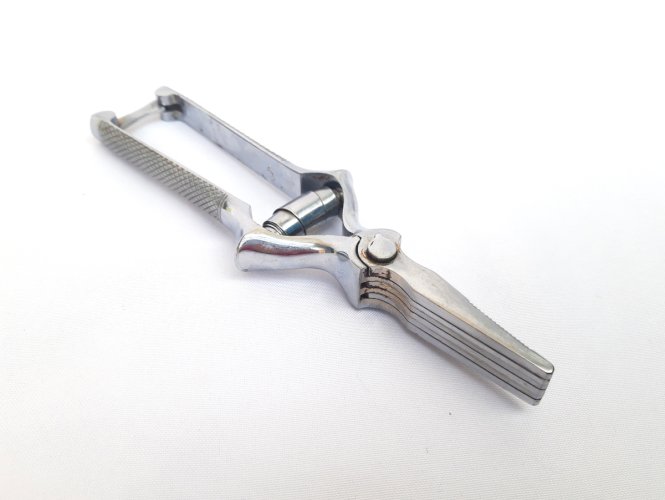 Ciseaux hacheurs - masticateur vintage acier chromé – 6 lames