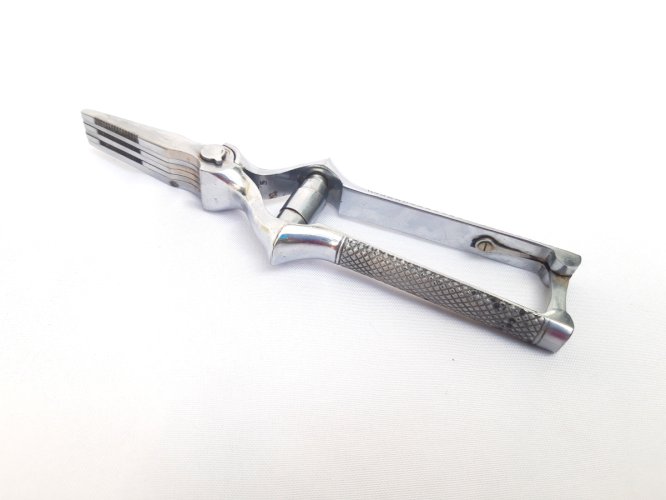 Ciseaux hacheurs - masticateur vintage acier chromé – 6 lames