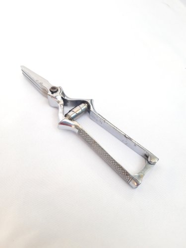 Ciseaux hacheurs - masticateur vintage acier chromé – 6 lames