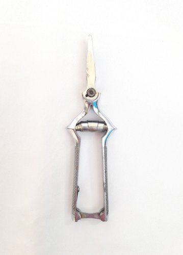 Ciseaux hacheurs - masticateur vintage acier chromé – 6 lames