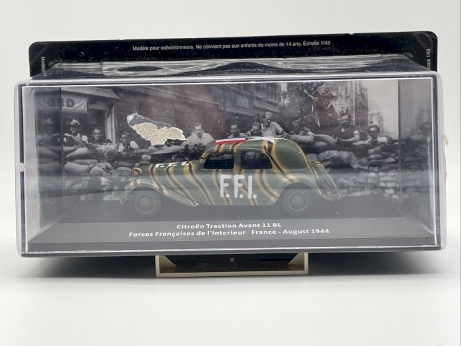 Citroën traction Avant 11BL FFI (1944) 1/43 Altaya 