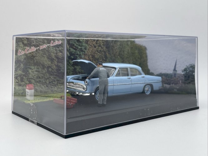 Diorama Simca Trianon  La panne  1/43 Altaya