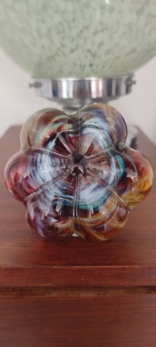 Citrouille en verre soufflé signée Loup Guittet