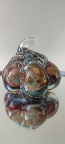 Citrouille en verre soufflé signée Loup Guittet