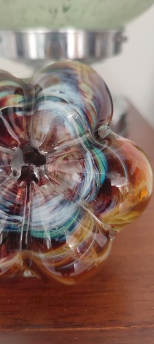 Citrouille en verre soufflé signée Loup Guittet