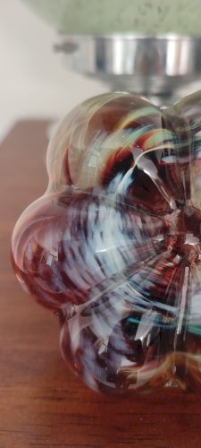 Citrouille en verre soufflé signée Loup Guittet