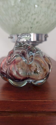 Citrouille en verre soufflé signée Loup Guittet