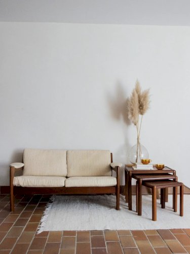 Clara, la banquette en teck massif N°67