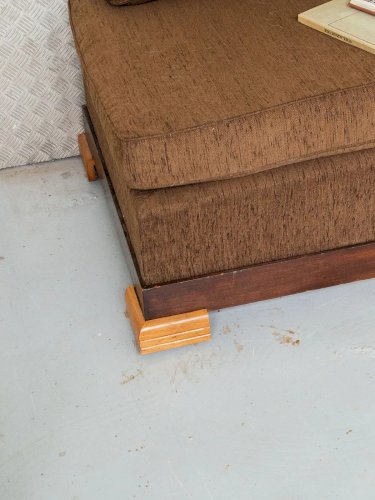 Clara, la banquette marron haute N°28