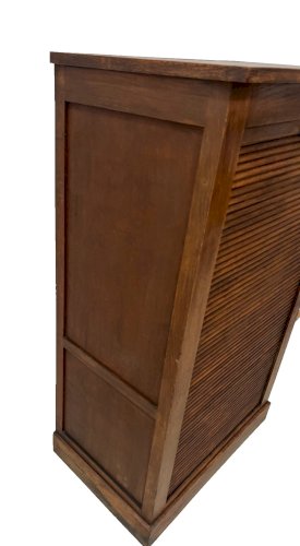 Classeur a rideau en chêne Meuble de bureau XX siècle