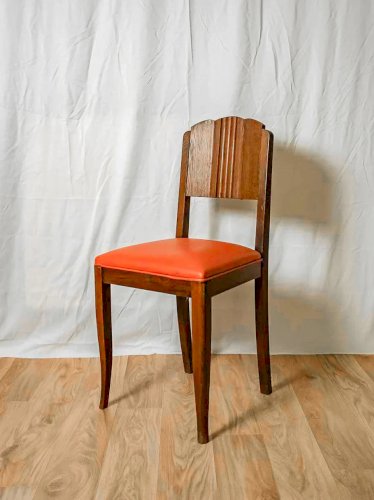 Claude, la chaise art déco en bois N°751