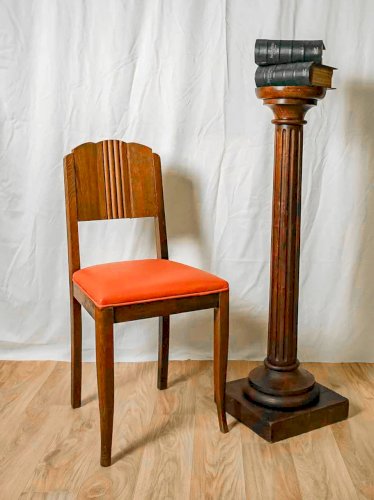 Claude, la chaise art déco en bois N°751