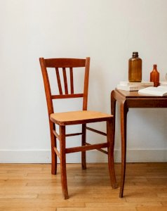 Claude, the dark wood bistro chair No. 851