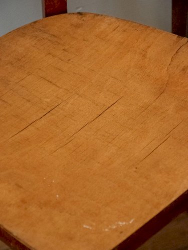 Claude, la chaise bistrot en bois foncé N°851