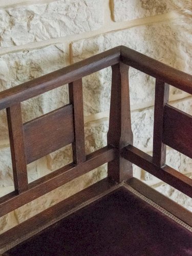 Claude, la chaise d'angle en bois N°828