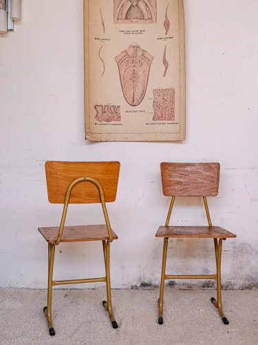 Claude, la chaise en bois clair N°861