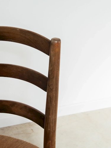 Claude, la chaise en bois et paille N°369