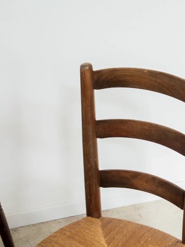 Claude, la chaise en bois et paille N°369