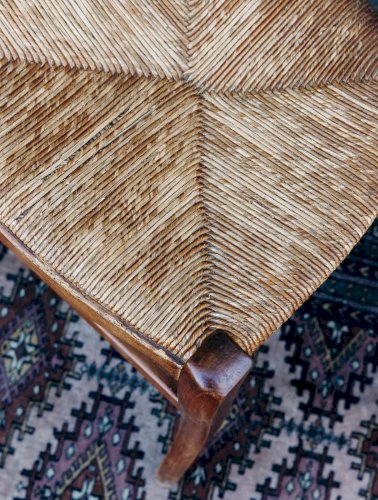 Claude, la chaise en bois et paille N°450