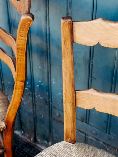 Claude, la chaise en bois et paille N°451