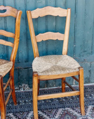 Claude, la chaise en bois et paille N°451