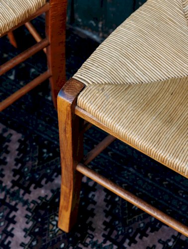 Claude, la chaise en bois et paille N°452