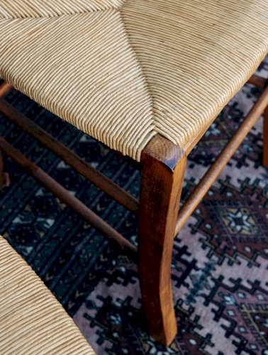 Claude, la chaise en bois et paille N°452