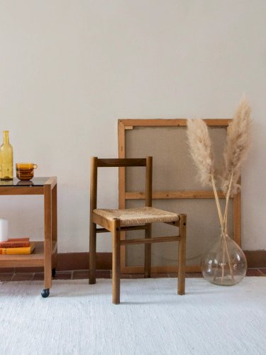 Claude, la chaise en bois et paille N°734