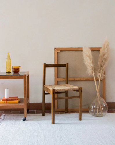 Claude, la chaise en bois et paille N°734