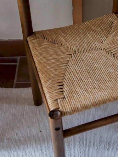 Claude, la chaise en bois et paille N°734