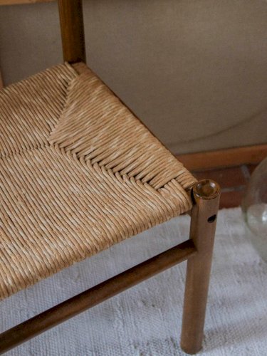 Claude, la chaise en bois et paille N°734