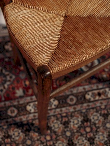 Claude, la chaise en bois et paille N°835