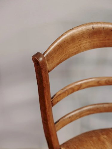 Claude, la chaise en bois et paille N°835