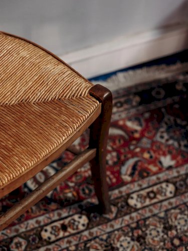 Claude, la chaise en bois et paille N°835