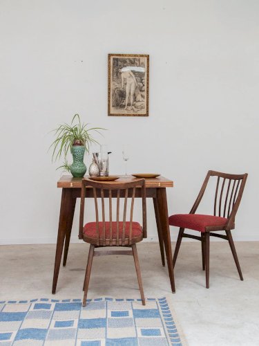 Claude, la chaise en bois et tissu N°697