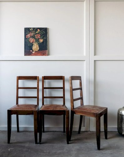 Claude, la chaise en cuir N°201