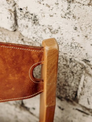 Claude, la chaise en cuir N°872