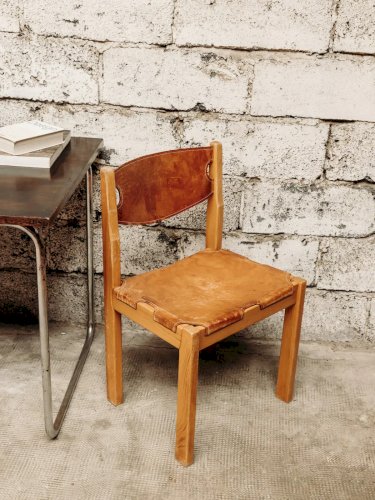 Claude, la chaise en cuir N°872