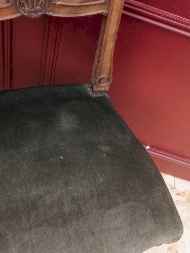 Claude, la chaise en velours N°526