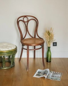 Claude, the wooden caned Thonet chair No. 1000