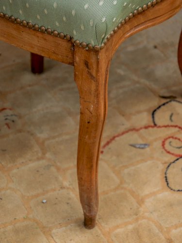 Claude, la chaise verte en bois N°624