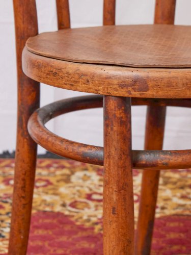 Claude, la paire chaise de bistrot en bois courbé N°995