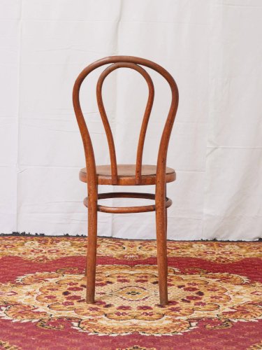 Claude, la paire chaise de bistrot en bois courbé N°995