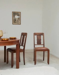 Claude, la paire de chaises Art déco N°762