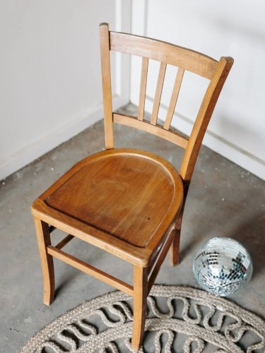 Claude, la paire de chaises bistrot N°182