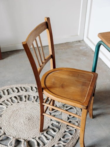 Claude, la paire de chaises bistrot N°182